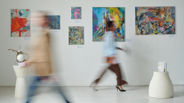 Imagen de archivo de una exposición.