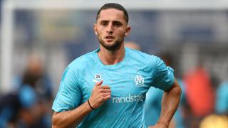 Adrien Rabiot, en un entrenamiento del Olympique de Marsella.