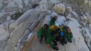 El Greim rescata a cuatro montañeros en el Aneto