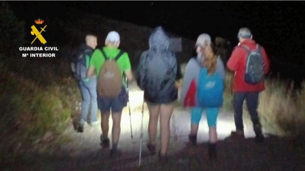 Rescate en plena noche de cuatro montañeros en el Aneto
