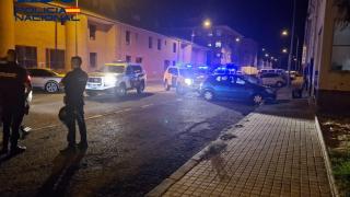 Imagen del dipositivo policial desplegado en la zona del tiroteo en Ávila