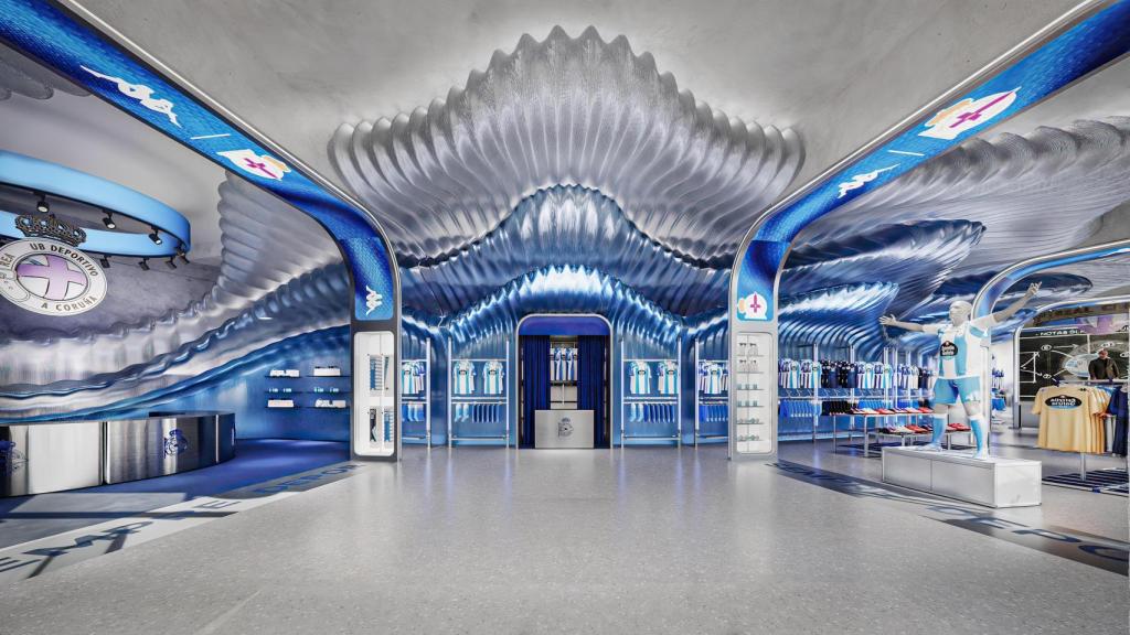 Así será la nueva Deportienda de Riazor.