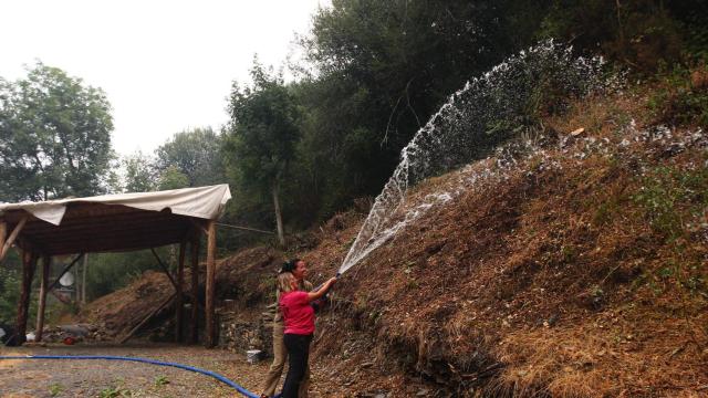 Incendio entre las localidades de Igüeña y Colinas del Campo de Martín Moro Toledano (León)
