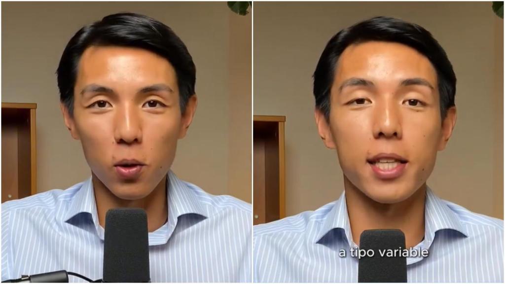 Daniel Zhan, consultor financiero, en un vídeo de Instagram.