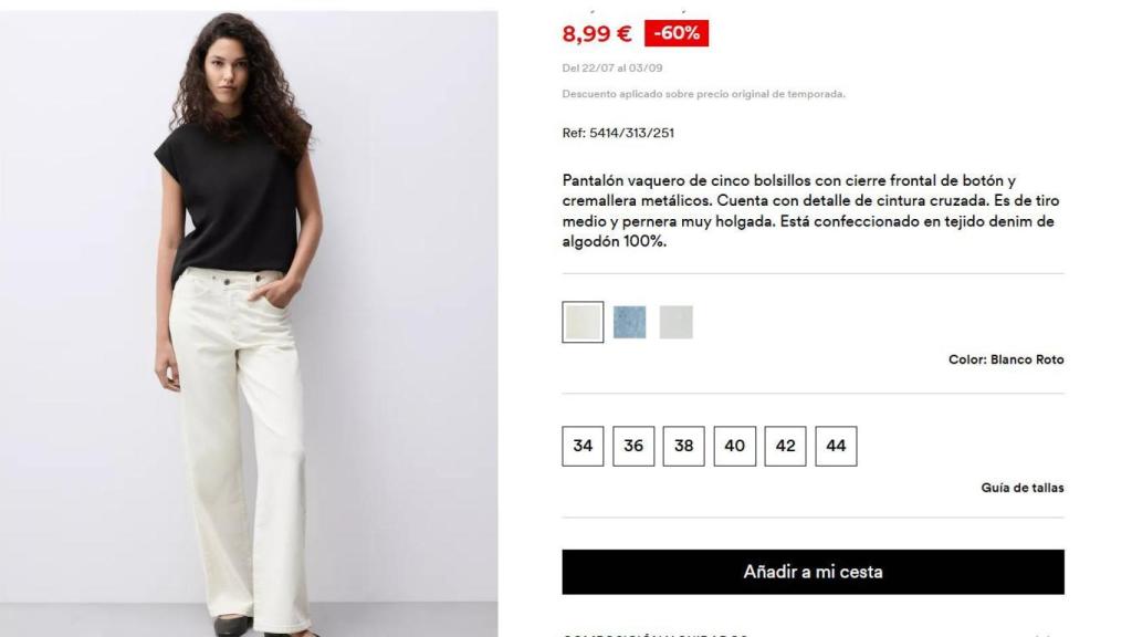 Pantalón cintura cruzada. Ref: 5414/313/251