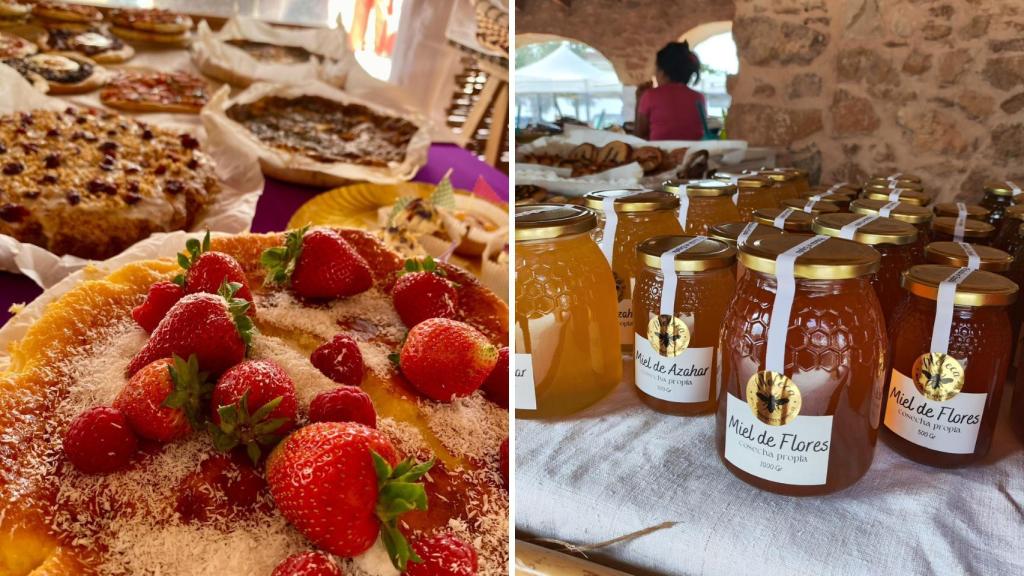 Algunos de los productos que se pueden encontrar en el mercadillo