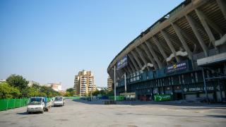 Imagen de las obras del Benito Villamarín.