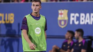 Marc Casadó, durante la celebración del trofeo Joan Gamper.