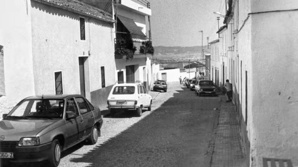 Vista de la Calle Carrera el día después de que se produjera el suceso.
