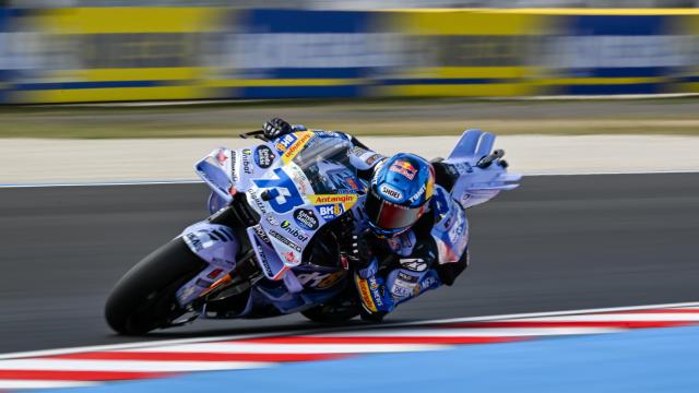 Álex Márquez, durante la sesión de este viernes en el GP de Hungría.