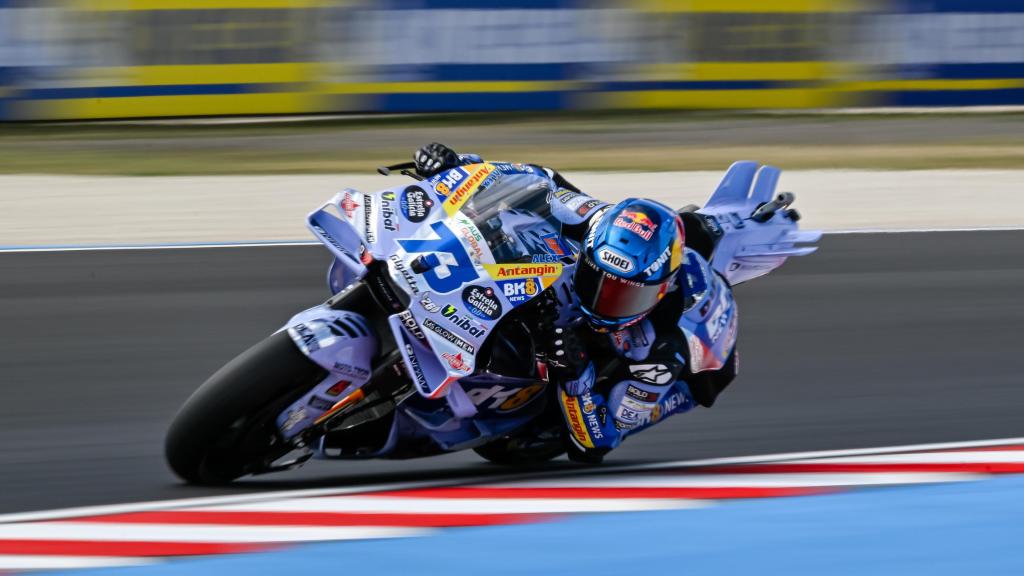 Álex Márquez, durante la sesión de este viernes en el GP de Hungría.