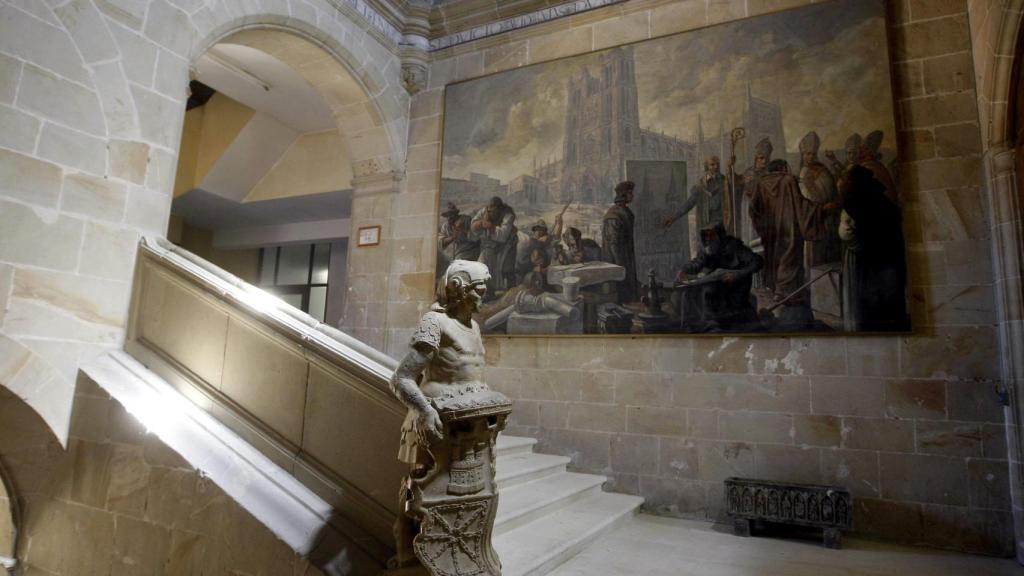 Interior del Monasterio de San Salvador, en Oña
