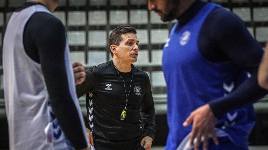 Perelló, durante un entrenamiento de la última temporada.