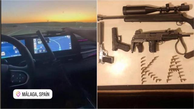 Los Caspers llegando a la Costa del Sol.