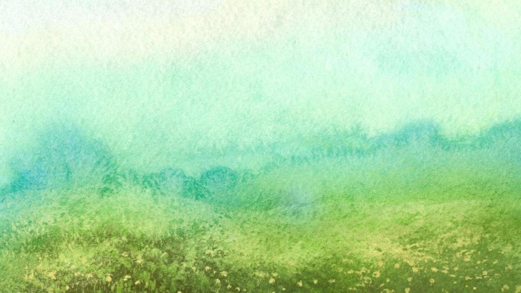 Un cuadro de un campo en verano.