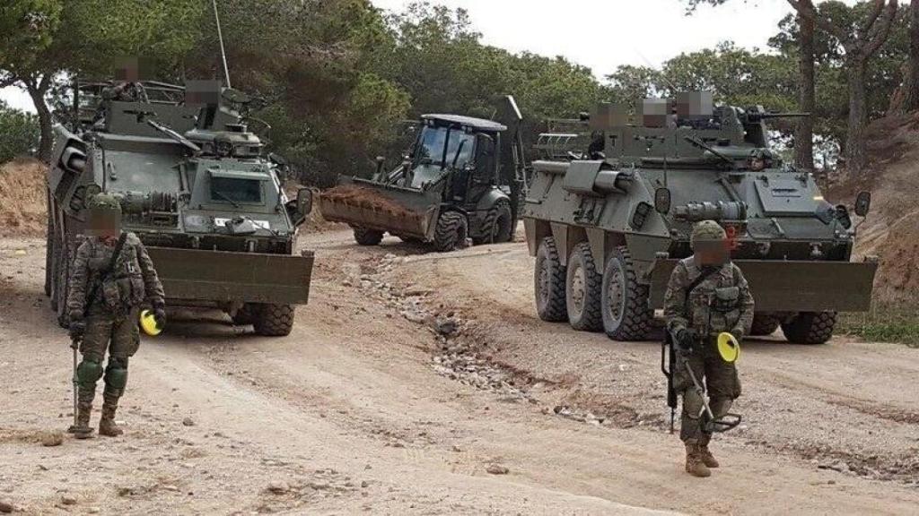 Imagen de archivo de miembros del Regimento de Ingenieros número 8 de Melilla durante un ejercicio, sin relación con lo narrado en esta noticia.