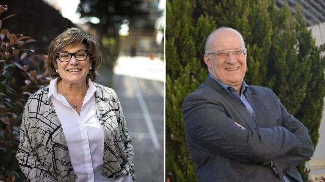 Mercè Boada (izquierda) y Miguel Medina.