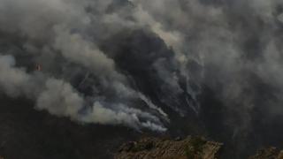 Incendio en Casaio (Carballeda de Valdeorras, Ourense), a 22 de agosto de 2025.