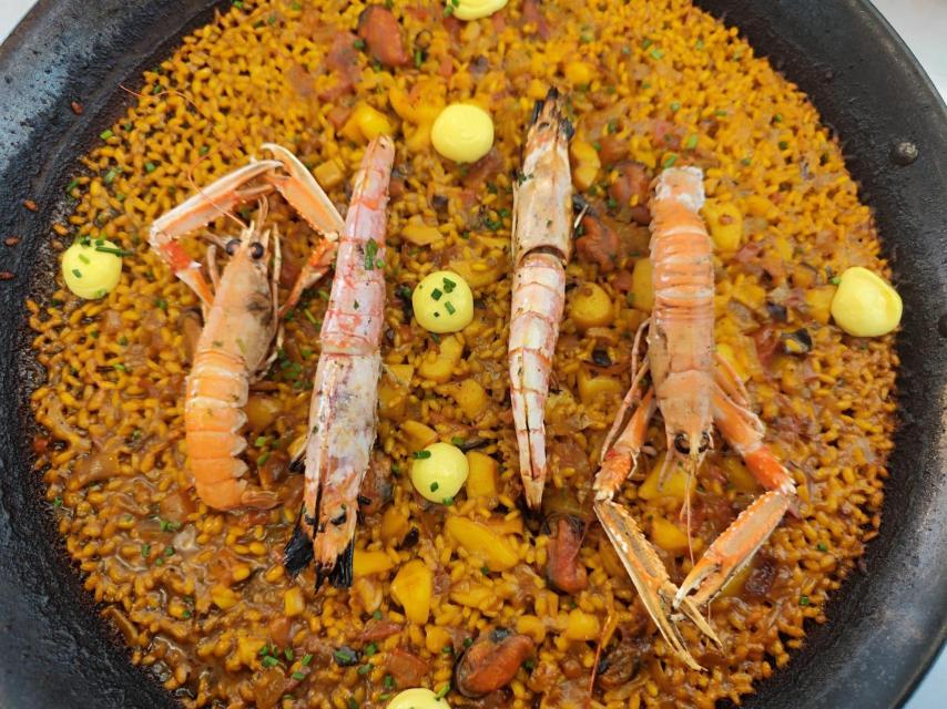 Uno de los arroces del restaurante.