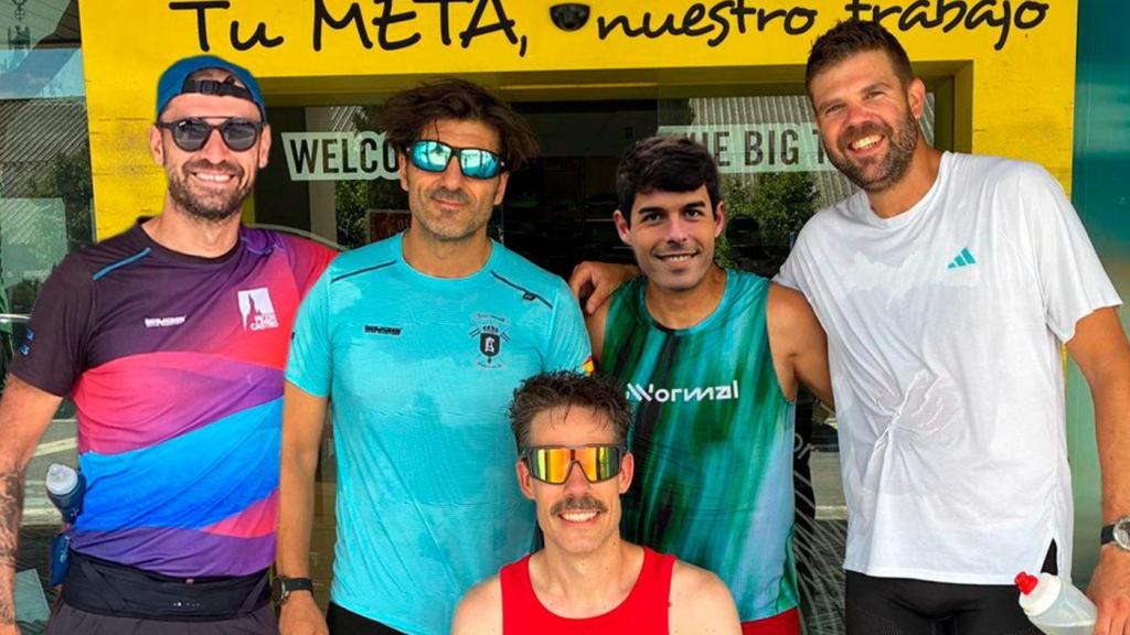 Los cinco amigos que correrán de Madrid a Segovia para luchar contra el cáncer