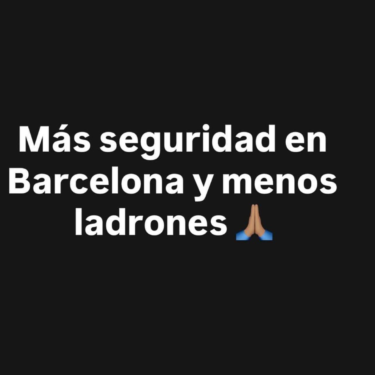 Captura de pantalla del mensaje del padre de Lamine Yamal.