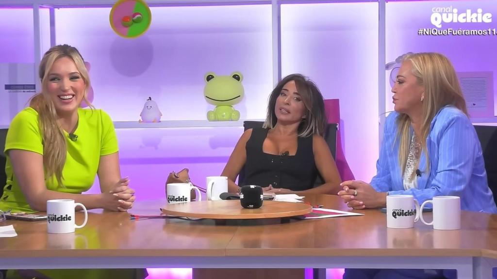 María Patiño, Marta Riesco y Belén Esteban.