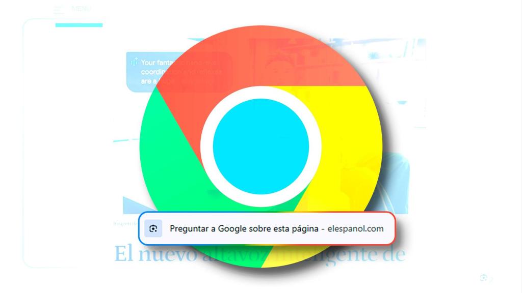 Fotomontaje inspirado en Google Lens en Chrome