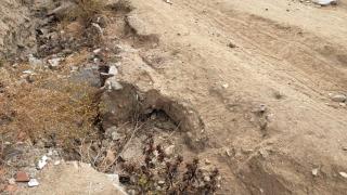 Estado de uno de los caminos que discurren por el término municipal de Méntrida.