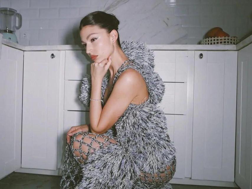 Úrsula Corberó en su casa.