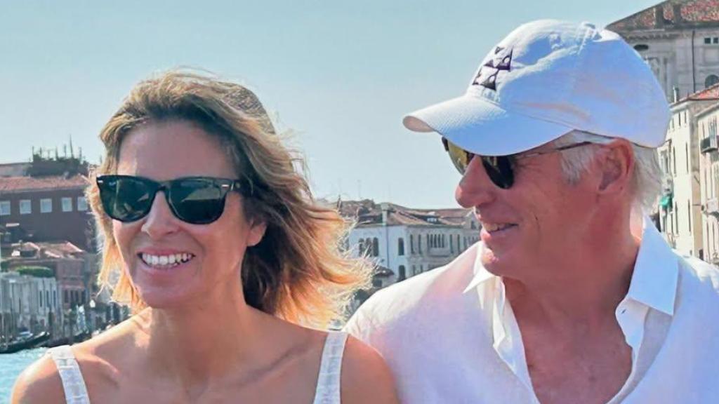 Alejandra Silva y Richard Gere, en una imagen de sus redes sociales.