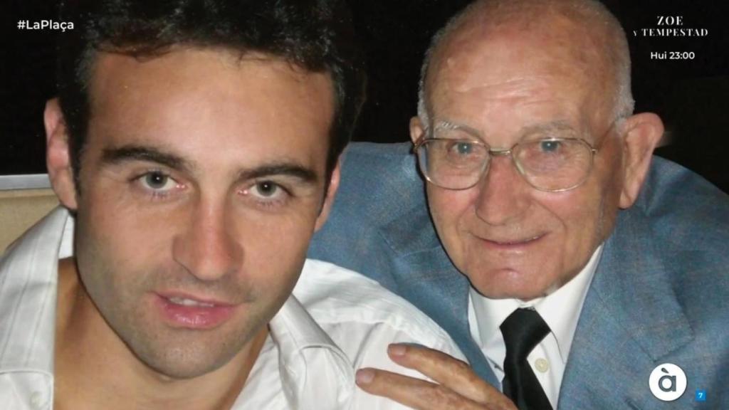 Enrique Ponce estaba muy unido a su abuelo Leandro Martínez, que falleció en el año 2012.