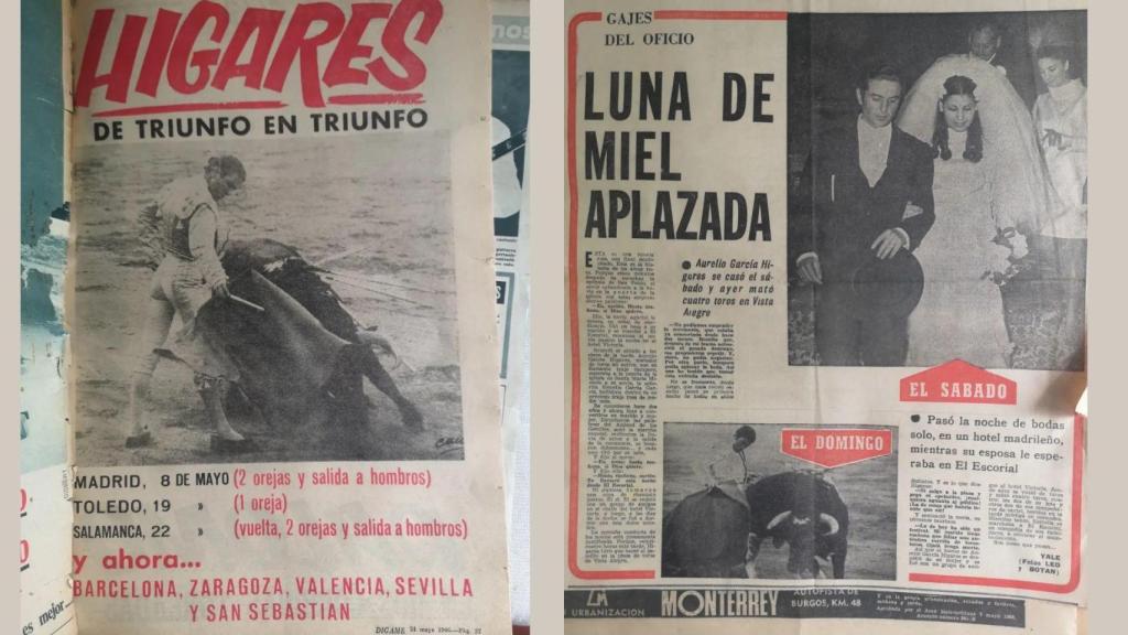 Óscar Higares ha compartido algunos recortes de prensa de su progenitor.