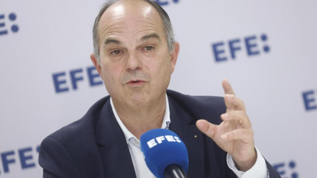 El secretario general deJunts, Jordi Turull, este fin de semana en una entrevista a la agencia Efe.