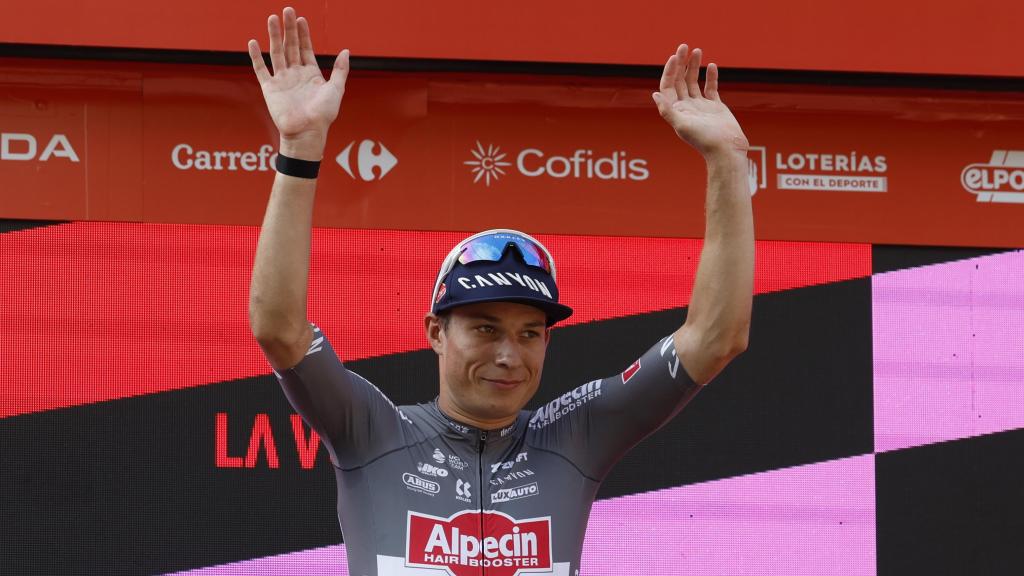 El belga Jasper Philipsen, primer líder de La Vuelta.