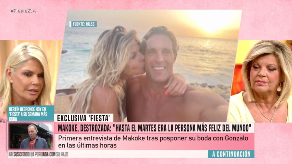 Makoke y Terelu Campos en 'Fiesta'.