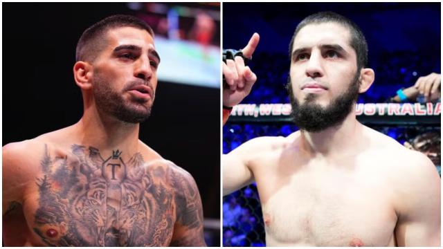 Ilia Topuria e Islam Makhachev, en un collage