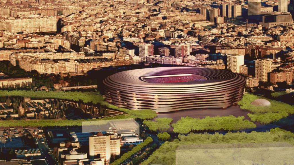El proyecto de Herzog & de Meuron para el nuevo Camp Nou en 2007