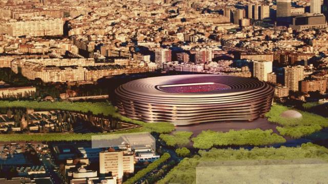 El proyecto de Herzog & de Meuron para el nuevo Camp Nou en 2007