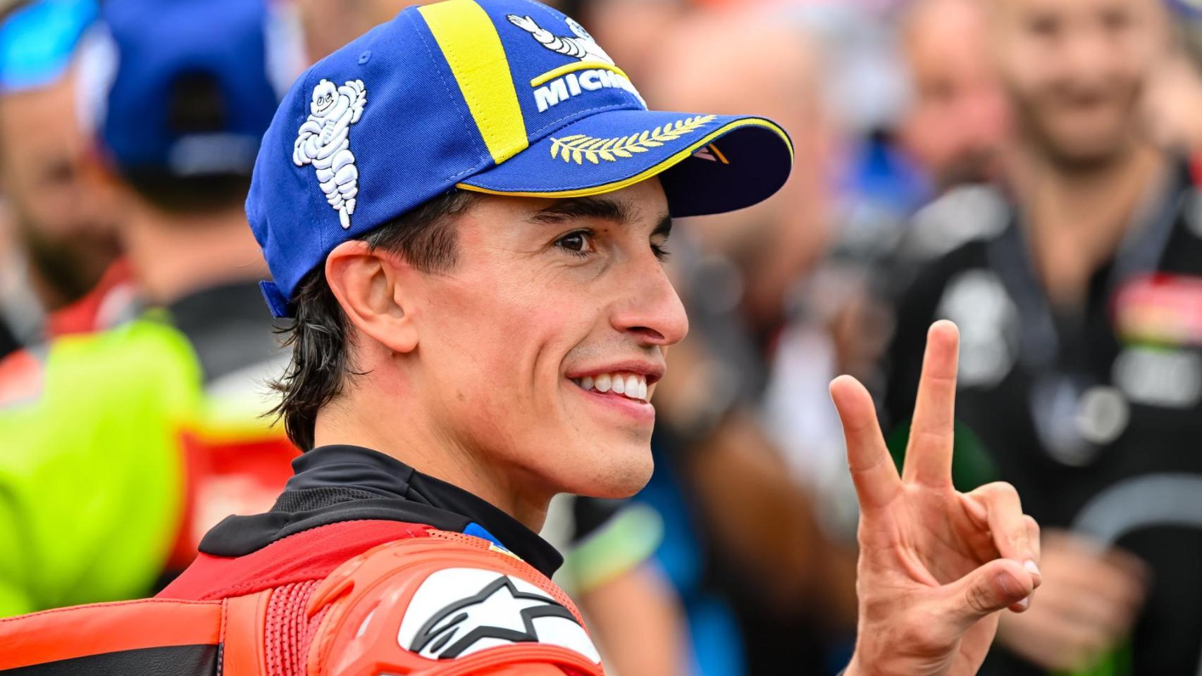 Marc Márquez, durante el Gran Premio de Hungría 2025