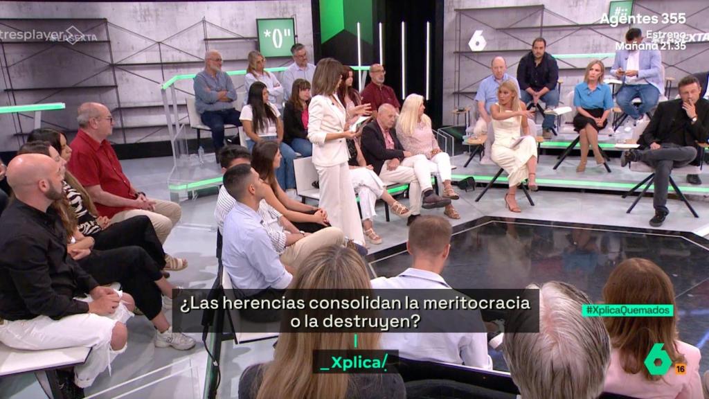 El plató de 'laSexta Xplica'.