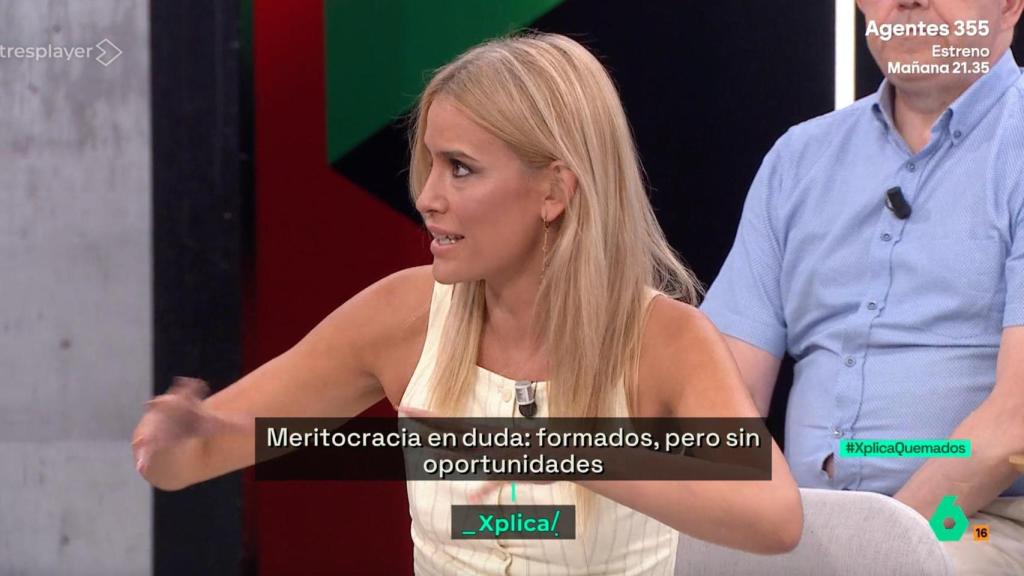 Afra Blanco en 'laSexta Xplica'.