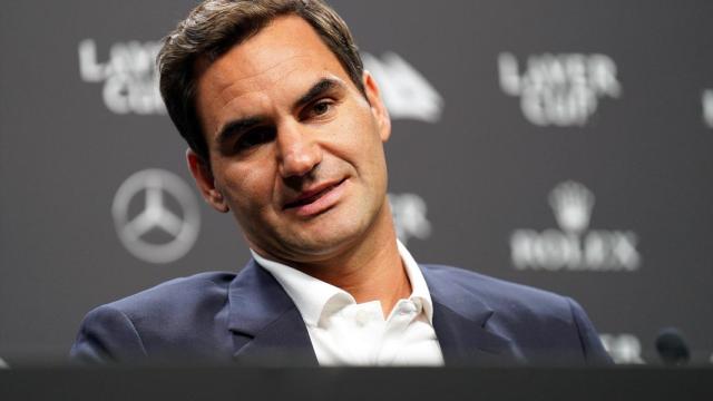 Roger Federer, en un acto de la Laver Cup