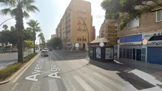 El cruce de Muelle Heredia y calle Córdoba donde se ha producido el siniestro.