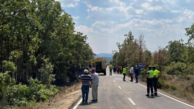 Vecinos y bomberos han logrado controlar el incendio en Valdemerilla (Zamora)