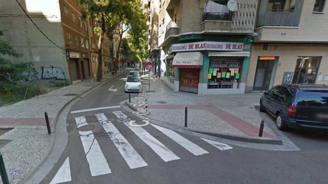 Lugar donde ocurrió el accidente de tráfico en Las Delicias