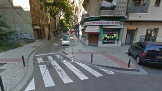 Lugar donde ocurrió el accidente de tráfico en Las Delicias