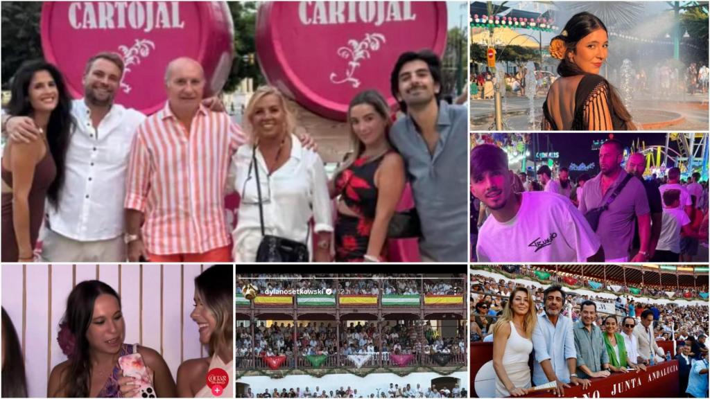 Los famosos en la Feria 2025.