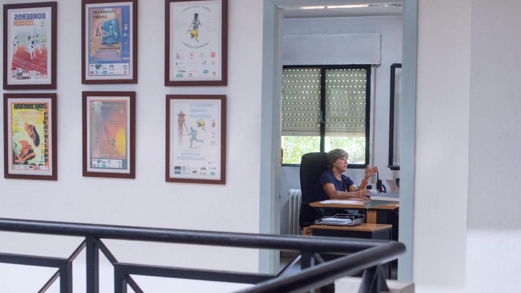 La manchega, durante su entrevista con Magas.