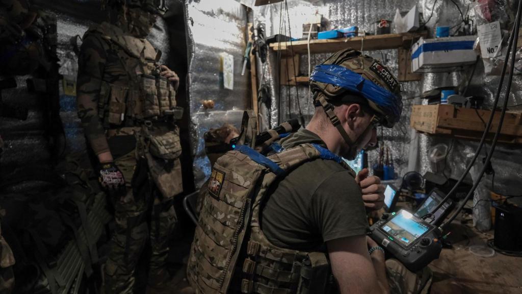 Una posición ucraniana de drones de FPV, operada por la 20 Brigada Lyubart en el frente de combate de Toretsk (Donetsk).