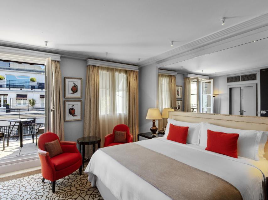 Una de las habitaciones del Prince de Galles (A Luxury Collection Hotel) en París